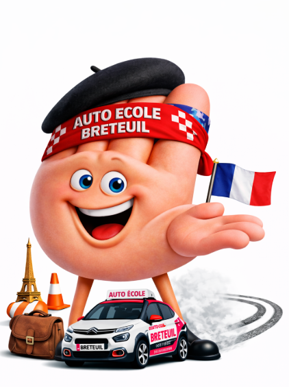 Mascotte Auto-Ecole Breteuil